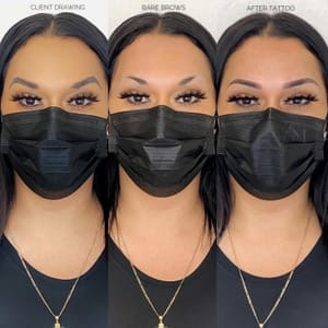 Eyebrow Tattoo result by Brow Mama Co. in San Ramon, CA