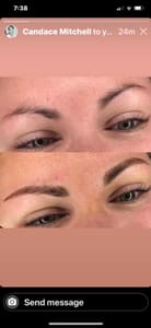 Eyebrow Tattoo result by Brow Obsession 614 in Columbus, OH