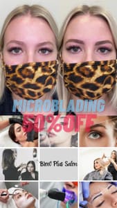 Eyebrow Tattoo result by Brow Plus Salon in Royal Palm Beach, FL
