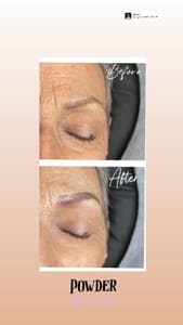 Eyebrow Tattoo result by Brow Studio By Leslie LLC in Alexandria, VA