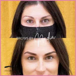 Eyebrow Tattoo result by Brow Studios of Frisco in Providence Village, TX