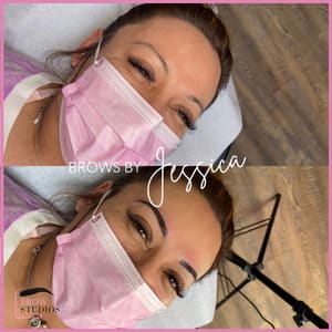 Eyebrow Tattoo result by Brow Studios of Joliet in Romeoville, IL