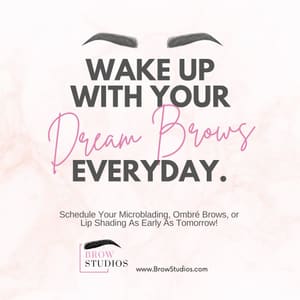 Eyebrow Tattoo result by Brow Studios of Palm Beach Gardens in Riviera Beach, FL