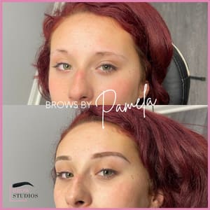 Eyebrow Tattoo result by Brow Studios of St. Charles in Streamwood, IL