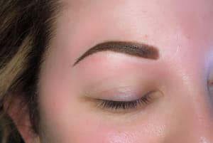 Eyebrow Tattoo result by Brow Therapy of the Triad in Kernersville, NC