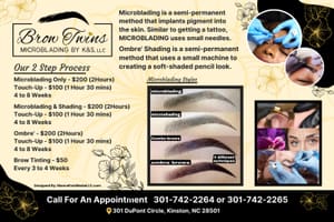 Eyebrow Tattoo result by Brow Twins Microblading by K&S in Kinston, NC