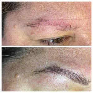 Eyebrow Tattoo result by BrowArt Permanent Makeup in Billings, MT