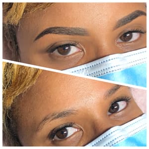 Eyebrow Tattoo result by BrowBae Studio by ChristieDionne in Dallas, TX