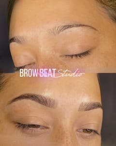 Eyebrow Tattoo result by BrowBeat Studio Dallas Advanced Eyebrow Microblading Experts in Dallas, TX