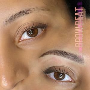 Eyebrow Tattoo result by BrowBeat Studio Dallas Microblading Certification and Training Academy in Dallas, TX
