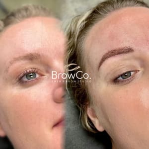 Eyebrow Tattoo result by BrowCo Lash & Brow Studio in Mitchell, SD