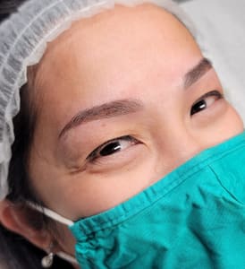 Eyebrow Tattoo result by Browdazzle Esthetics and Microblading in Tomball, TX