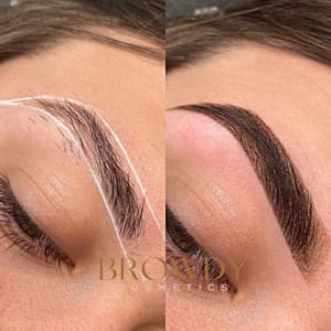 Eyebrow Tattoo result by Browdy Brows in Roseville, CA