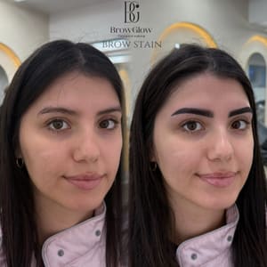Eyebrow Tattoo result by BrowGlow Permanent Makeup in Houston, TX