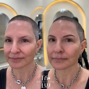 Eyebrow Tattoo result by BrowGlow Permanent Makeup in Houston, TX