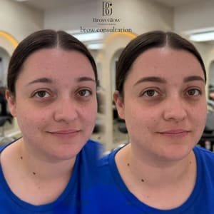 Eyebrow Tattoo result by BrowGlow Permanent Makeup in Houston, TX