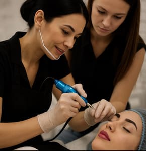 Eyebrow Tattoo result by Browhaus Academy – Permanent Makeup & Microblading Classes in Medford, NJ