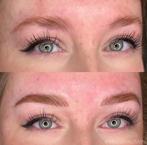 Eyebrow Tattoo result by BrowHaus Cosmetic Tattoo in Richfield, MN