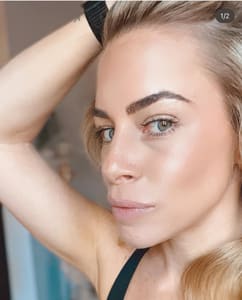 Eyebrow Tattoo result by Browhaus Studio by Andrea Cerini Microblading And Permanent Makeup in Medford, NJ