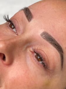 Eyebrow Tattoo result by Browhaus Studio by Andrea Cerini Microblading And Permanent Makeup in Medford, NJ