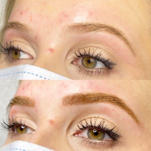 Eyebrow Tattoo result by Browhaus Studio by Andrea Cerini Microblading And Permanent Makeup in Medford, NJ