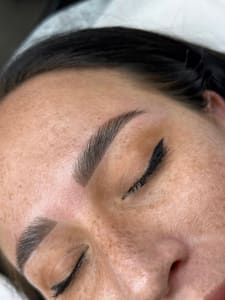 Eyebrow Tattoo result by BrowLine studio in Pflugerville, TX