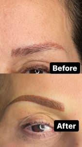 Eyebrow Tattoo result by Browlogynaples in Bonita Springs, FL