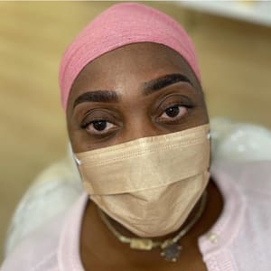 Eyebrow Tattoo result by Brown Bella Beauty - Ombre Brows, Hydrafacial, Threading, Wax, Tint and Advance Skincare Treatments in Columbia, MD