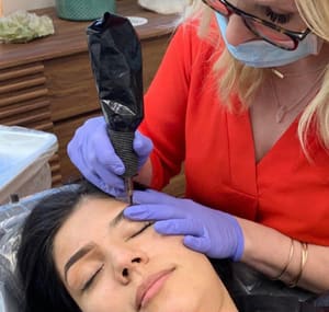 Eyebrow Tattoo result by Browology Microblading in Bakersfield, CA