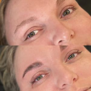 Eyebrow Tattoo result by Browology Waxing Studio in Nashville, TN