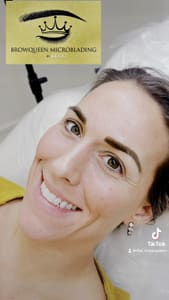 Eyebrow Tattoo result by BrowQueen Microblading & Permanent Makeup in Southern Pines, NC