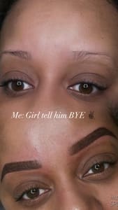 Eyebrow Tattoo result by Brows and Beauty Bar NYC- Microshading & Ombre Brows - Brooklyn NY in Brooklyn, NY