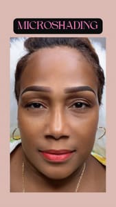 Eyebrow Tattoo result by Brows and Beauty Bar NYC- Microshading & Ombre Brows - Brooklyn NY in Brooklyn, NY