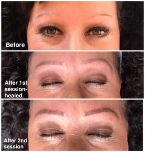 Eyebrow Tattoo result by Brows and Beauty by Brooklyn in Calera, AL
