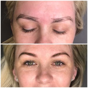 Eyebrow Tattoo result by Brows and Beauty by Brooklyn in Calera, AL