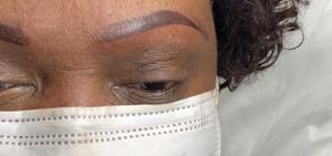 Eyebrow Tattoo result by Brows and Beauty by Q in Brooklyn, NY