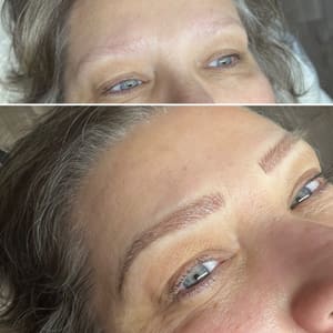 Eyebrow Tattoo result by Brows and Beauty by Tami in Spokane Valley, WA