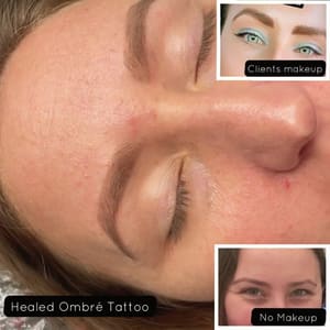 Eyebrow Tattoo result by Brows and Beauty in Humble, TX