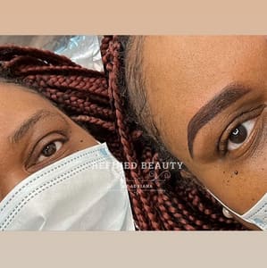 Eyebrow Tattoo result by Brows and Beauty in Humble, TX