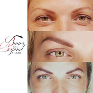 Eyebrow Tattoo result by Brows And Beyond Studio in Broadview Heights, OH