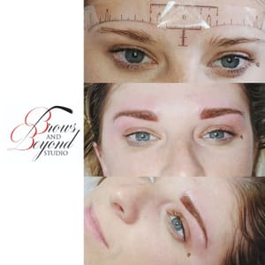 Eyebrow Tattoo result by Brows And Beyond Studio in Broadview Heights, OH
