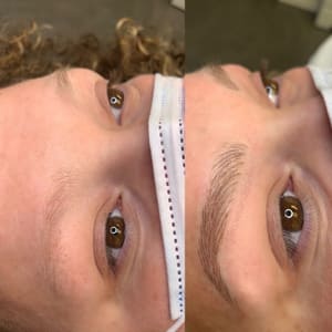 Eyebrow Tattoo result by Brows and Blades - Microblading by Emmy Rae in Vacaville, CA