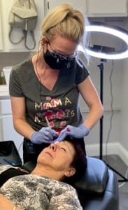 Eyebrow Tattoo result by Brows and Blades - Microblading by Emmy Rae in Vacaville, CA