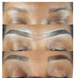 Eyebrow Tattoo result by Brows & Beauty by Crystal Blue in Lumberton, NC