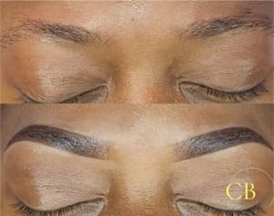 Eyebrow Tattoo result by Brows & Beauty by Crystal Blue in Lumberton, NC