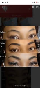 Eyebrow Tattoo result by Brows & Beauty by Dana in Detroit, MI