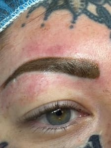 Eyebrow Tattoo result by Brows&Beauty by Eva in Myrtle Beach, SC