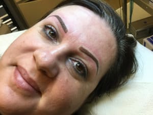 Eyebrow Tattoo result by Brows&Beauty by Eva in Myrtle Beach, SC