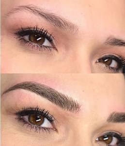 Eyebrow Tattoo result by Brows & Beauty Med Spa in Denver, CO