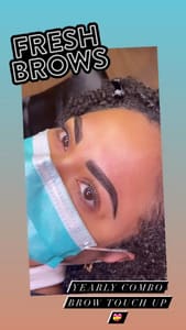 Eyebrow Tattoo result by Brows & Beauty of Hewlett in Hewlett, NY